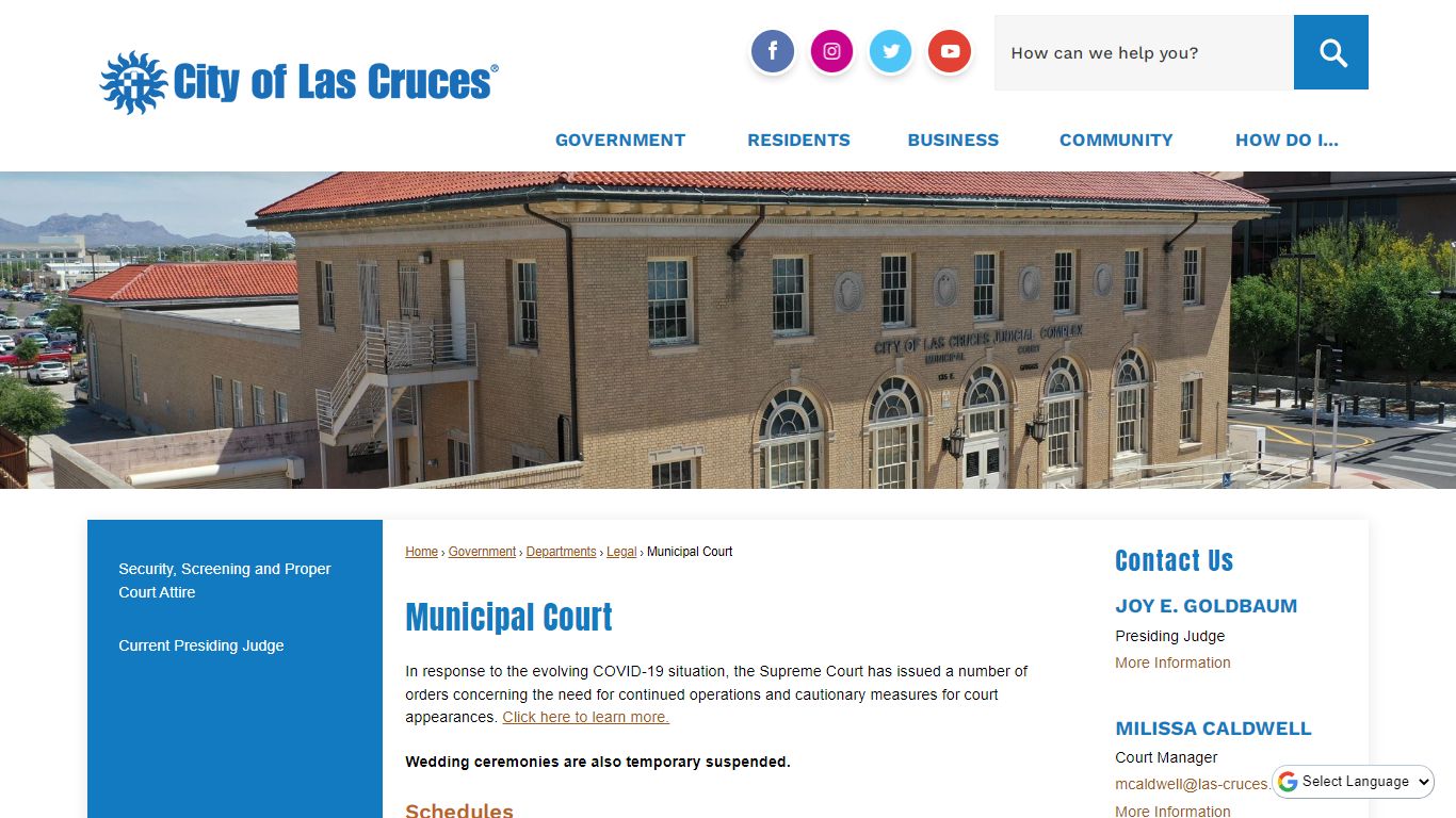 Municipal Court | Las Cruces, NM